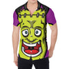 Cartoon Frankenstein Print Men's Shirt