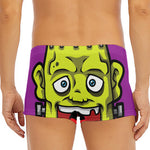 Cartoon Frankenstein Print Men's Short Boxer Briefs