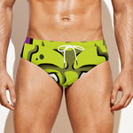 Cartoon Frankenstein Print Men's Swim Briefs