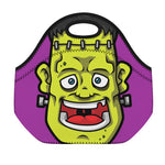 Cartoon Frankenstein Print Neoprene Lunch Bag