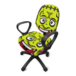 Cartoon Frankenstein Print Office Chair Cover