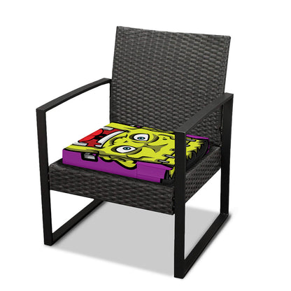 Cartoon Frankenstein Print Outdoor Seat Cushion Cover
