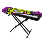 Cartoon Frankenstein Print Piano Keyboard Cover