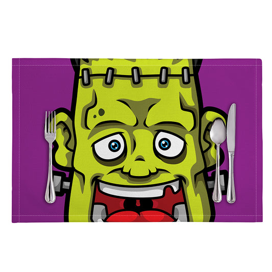 Cartoon Frankenstein Print Placemat