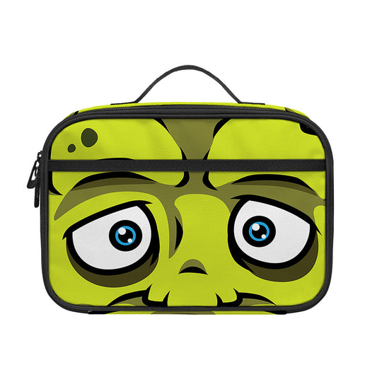 Cartoon Frankenstein Print Portable Lunch Bag