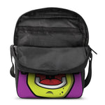 Cartoon Frankenstein Print Rectangular Crossbody Bag