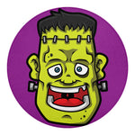 Cartoon Frankenstein Print Round Blanket