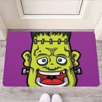 Cartoon Frankenstein Print Rubber Doormat