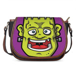 Cartoon Frankenstein Print Saddle Bag
