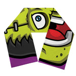 Cartoon Frankenstein Print Scarf