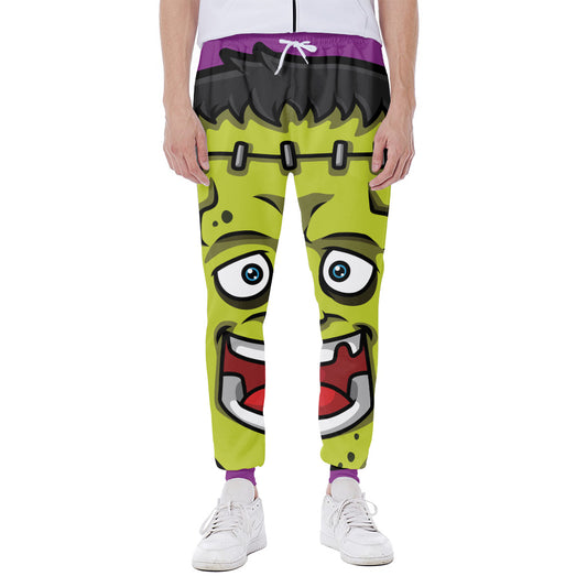 Cartoon Frankenstein Print Scuba Joggers