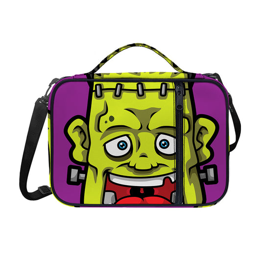 Cartoon Frankenstein Print Shoulder Strap Bible Bag