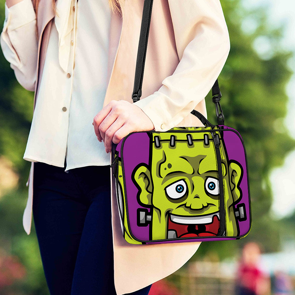 Cartoon Frankenstein Print Shoulder Strap Bible Bag