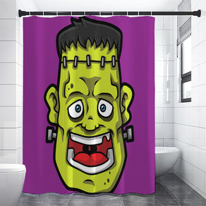 Cartoon Frankenstein Print Shower Curtain