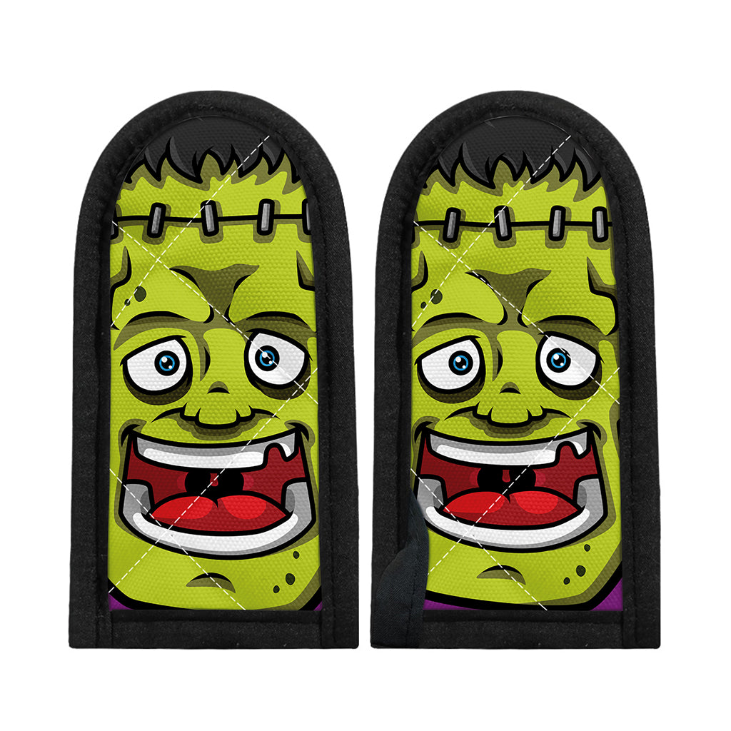 Cartoon Frankenstein Print Skillet Handle Cover
