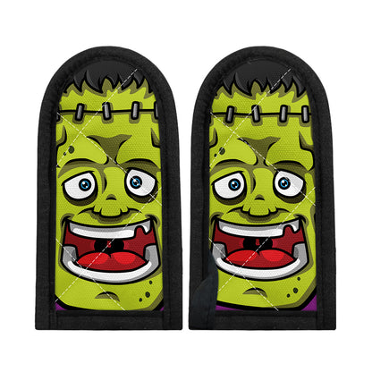 Cartoon Frankenstein Print Skillet Handle Cover