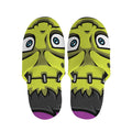Cartoon Frankenstein Print Slippers