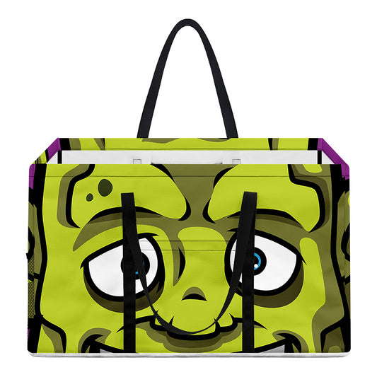Cartoon Frankenstein Print Utility Tote Bag