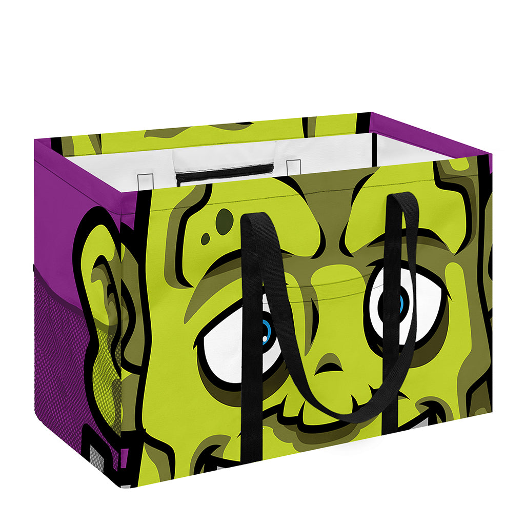Cartoon Frankenstein Print Utility Tote Bag
