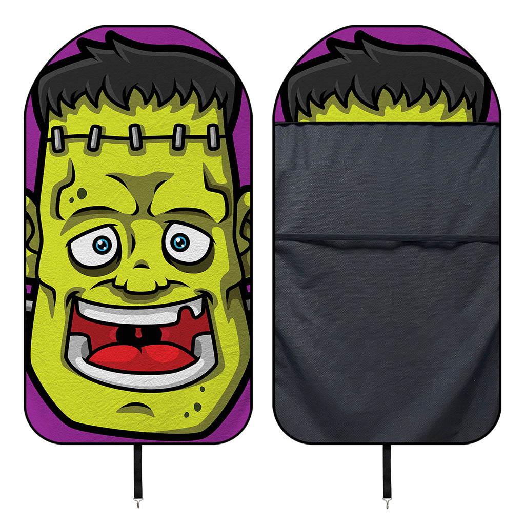 Cartoon Frankenstein Print Waterproof Car Seat Cover