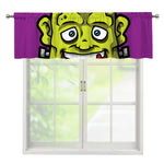 Cartoon Frankenstein Print Window Valance