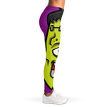 Cartoon Frankenstein Print Women's Leggings