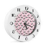 Cartoon French Bulldog Pattern Print Alarm Clock