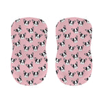 Cartoon French Bulldog Pattern Print Bar Stool Covers
