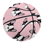 Cartoon French Bulldog Pattern Print Basketball