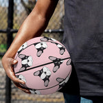 Cartoon French Bulldog Pattern Print Basketball
