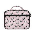 Cartoon French Bulldog Pattern Print Briefcase Bible Bag