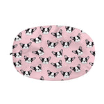 Cartoon French Bulldog Pattern Print Car Side Mirror Covers