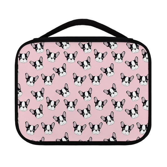 Cartoon French Bulldog Pattern Print Classic Bible Case