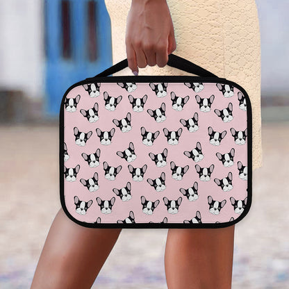Cartoon French Bulldog Pattern Print Classic Bible Case