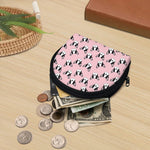 Cartoon French Bulldog Pattern Print Coin Purse