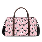 Cartoon French Bulldog Pattern Print Duffle Bag