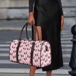 Cartoon French Bulldog Pattern Print Duffle Bag