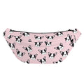 Cartoon French Bulldog Pattern Print Fanny Pack