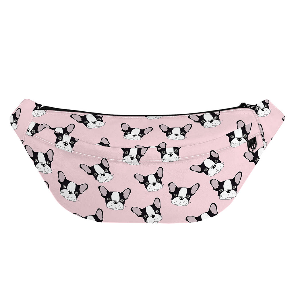 Cartoon French Bulldog Pattern Print Fanny Pack