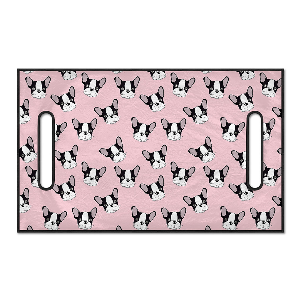 Cartoon French Bulldog Pattern Print Golf Cart Seat Cover