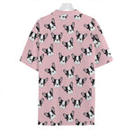 Cartoon French Bulldog Pattern Print Hawaiian Shirt