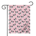 Cartoon French Bulldog Pattern Print House Flag