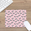 Cartoon French Bulldog Pattern Print Mouse Pad