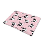 Cartoon French Bulldog Pattern Print Pet Cooling Mat Cover