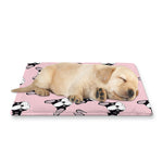 Cartoon French Bulldog Pattern Print Pet Cooling Mat Cover