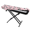 Cartoon French Bulldog Pattern Print Piano Keyboard Cover