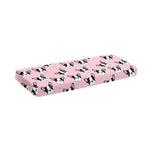 Cartoon French Bulldog Pattern Print Piano Keyboard Cover