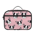 Cartoon French Bulldog Pattern Print Portable Lunch Bag