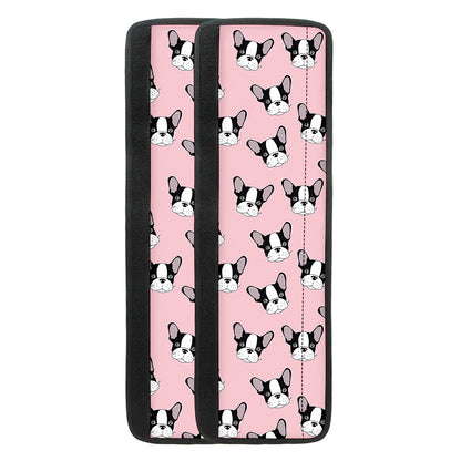 Cartoon French Bulldog Pattern Print Refrigerator Handle Covers