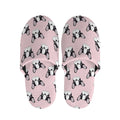 Cartoon French Bulldog Pattern Print Slippers